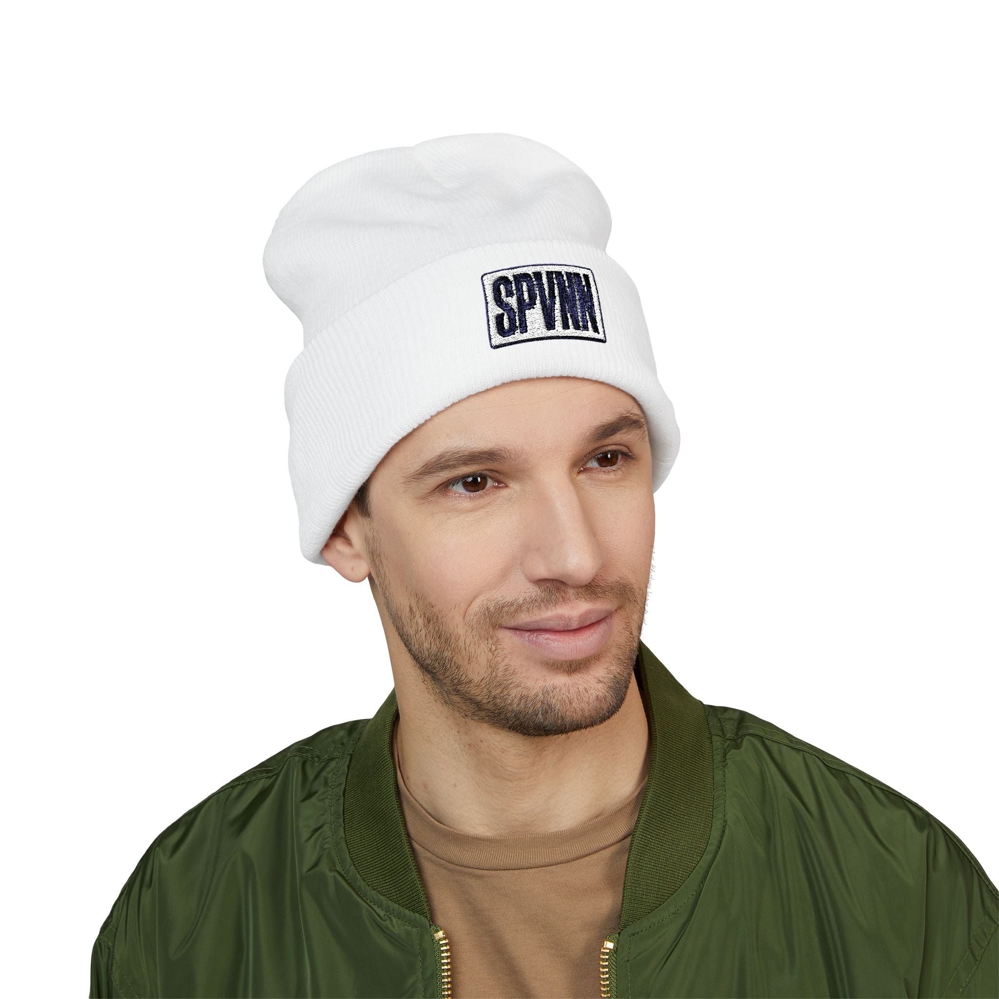 SPVNN Classic Cuffed Beanie — Embroidered Logo Knit Hat