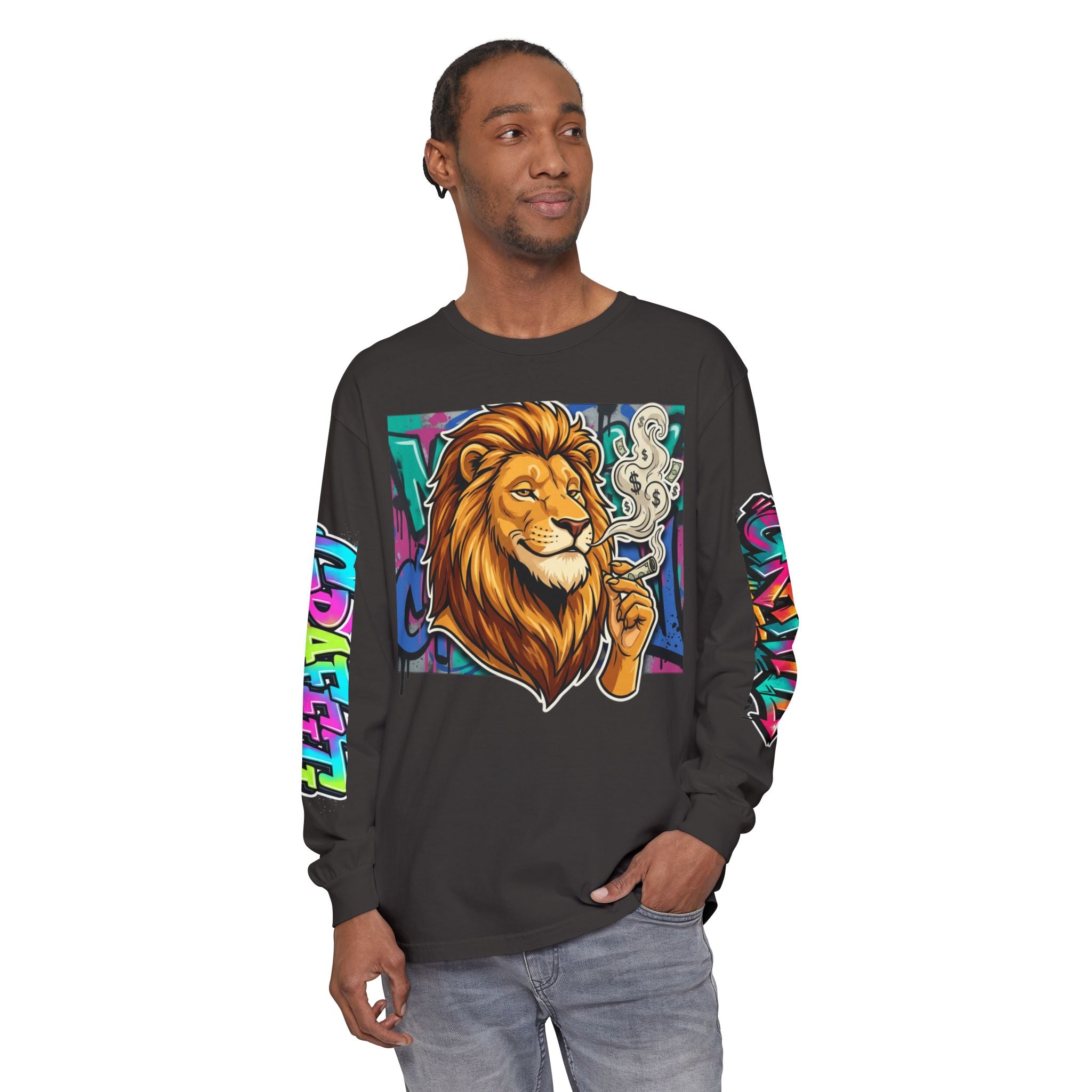 SPVNN Lion Graffiti Long Sleeve — King City Streetwear Tee