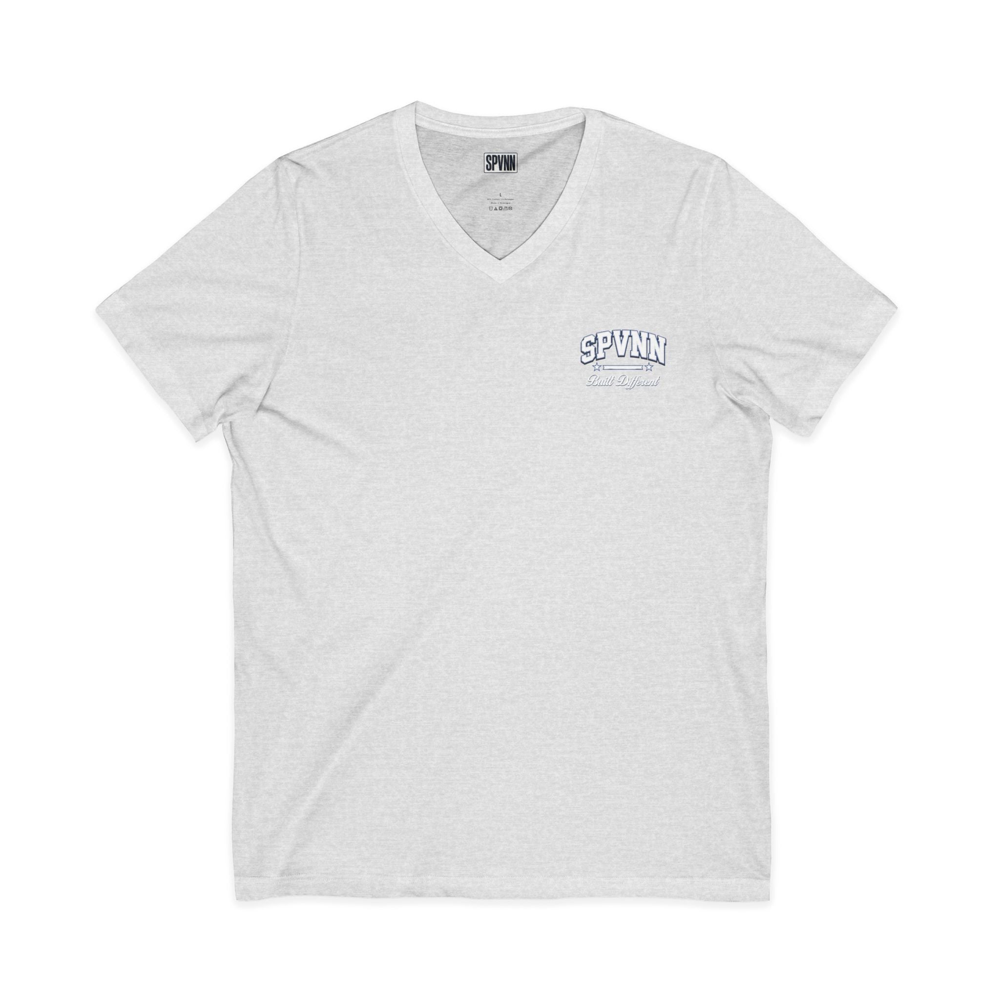 V-Neck Tee - "Self-Made Millionaire" Motivational Graphic T-Shirt