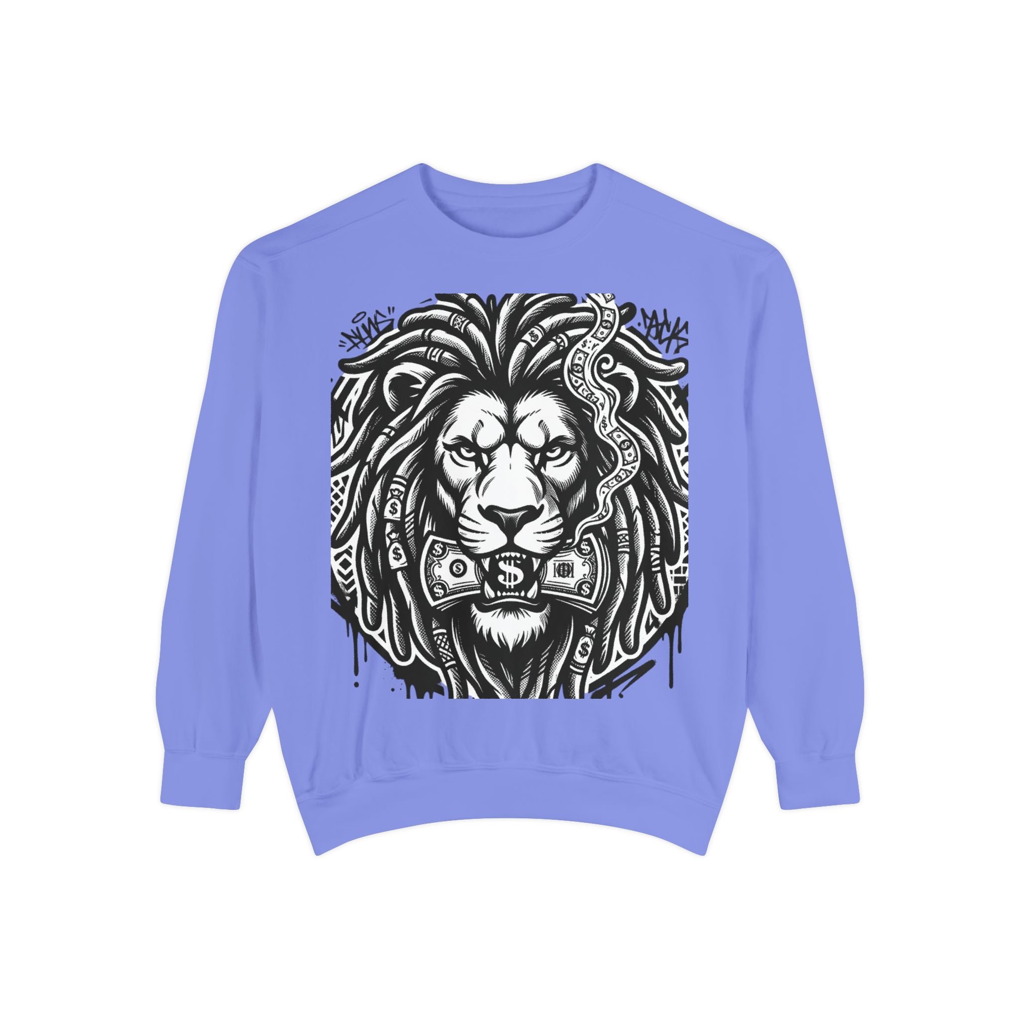 SPVNN Graffiti Lion Crewneck — Built Different Sweatshirt