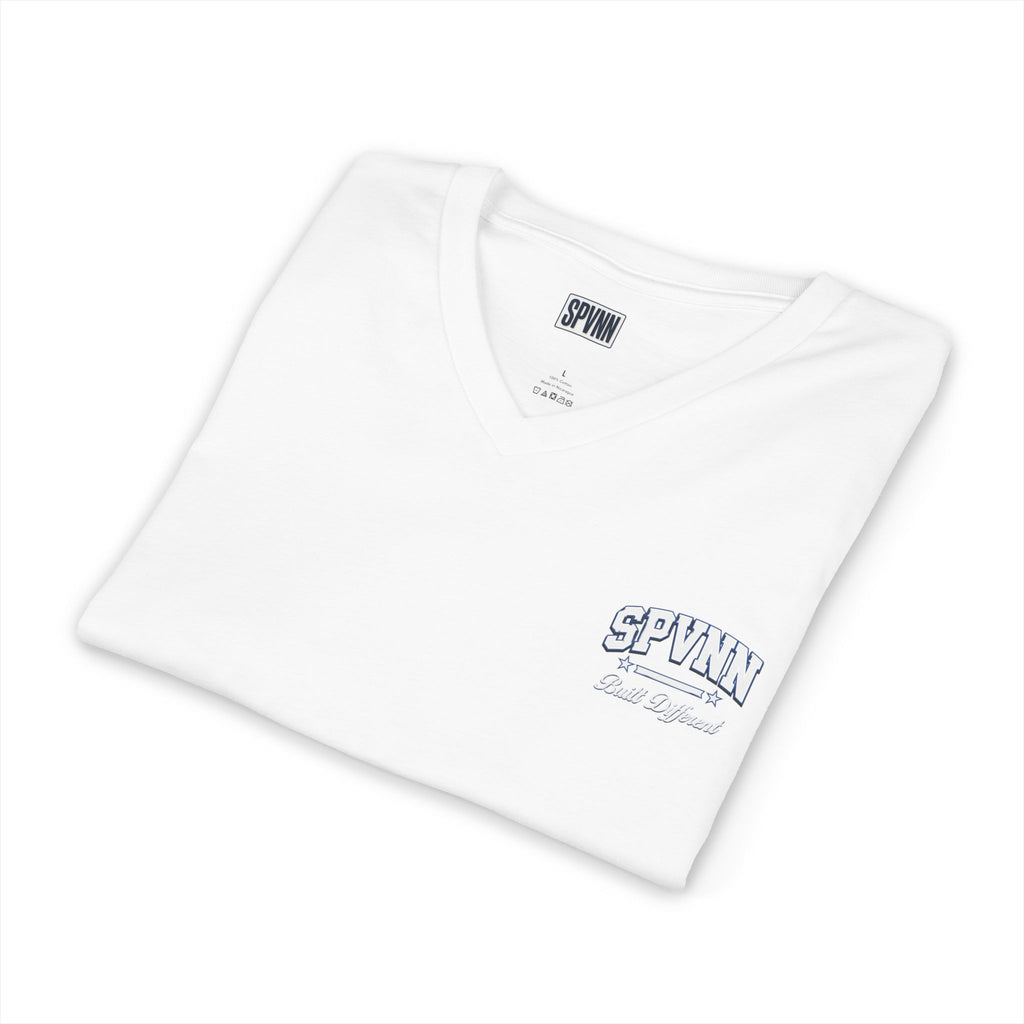 V-Neck Tee - "Self-Made Millionaire" Motivational Graphic T-Shirt