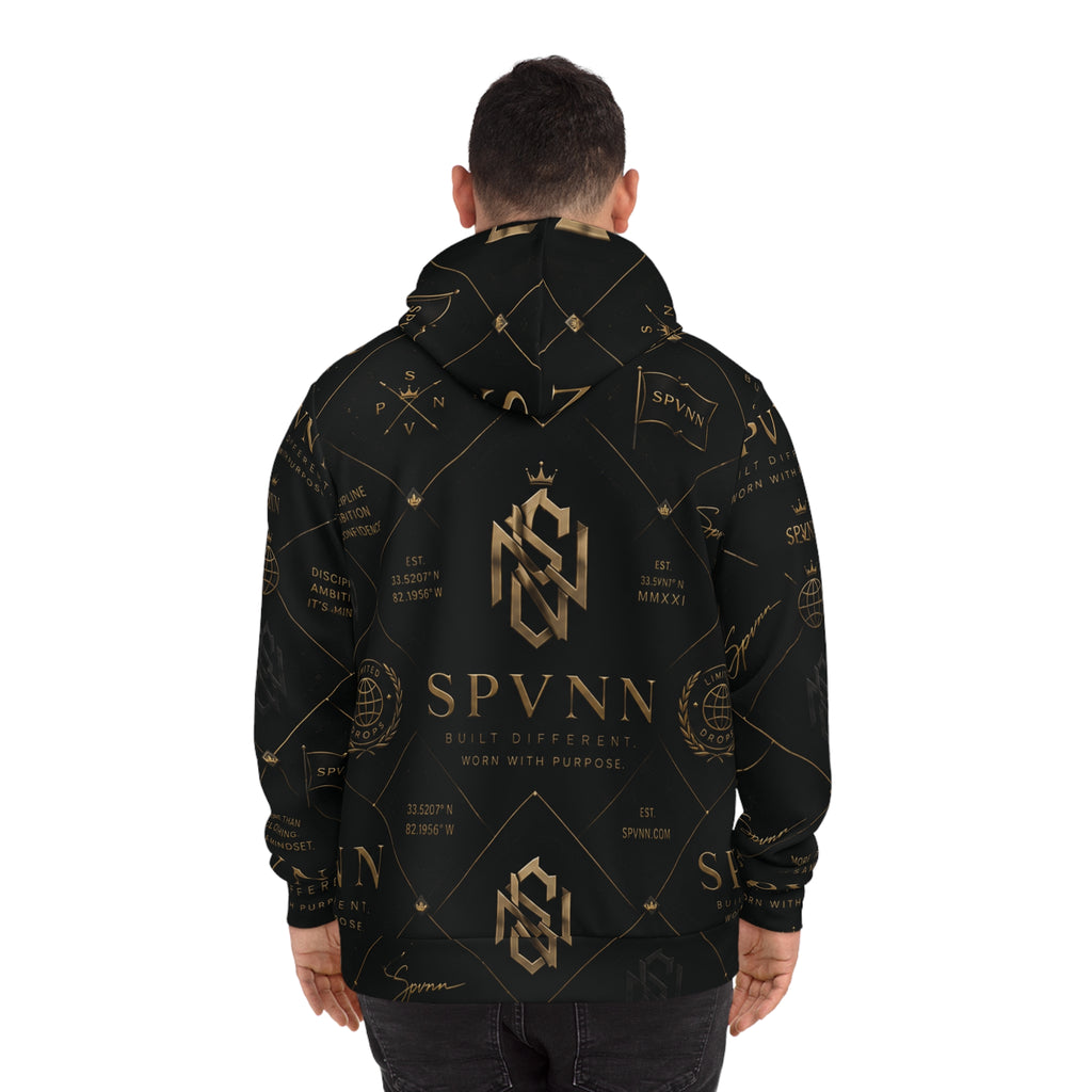Luxury Logo Hoodie — SPVNN Monogram All-Over Print Fashion Hoodie
