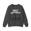 Built Different Crewneck Sweatshirt — "They Watch. I Work. I Win." Motivational Pullover