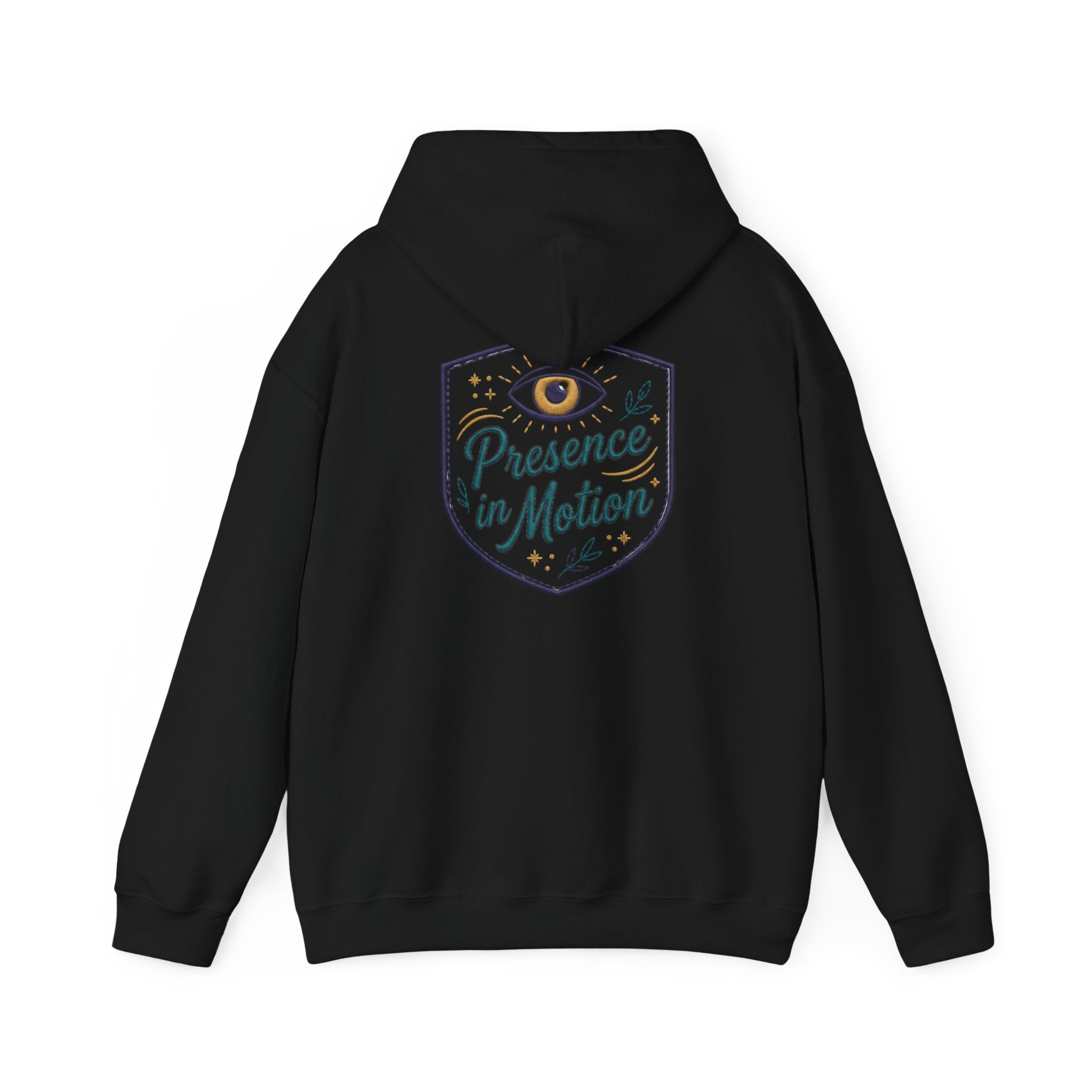 Presence in Motion Hoodie - Minimal Monogram Pullover