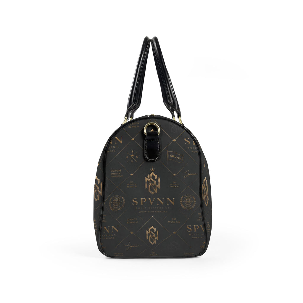 Faux Leather Travel Bag