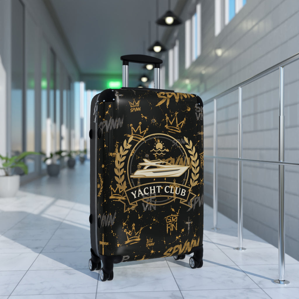 Yacht Club Carry-On Suitcase – Luxury Nautical Travel Luggage