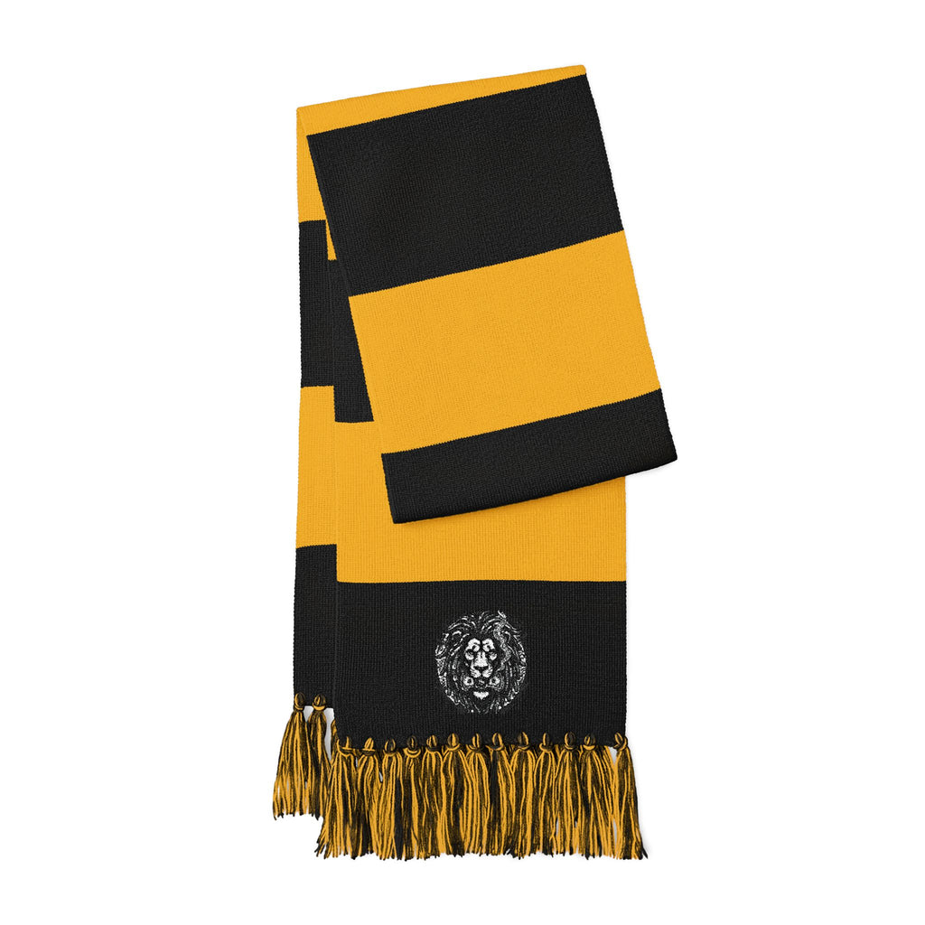 SPVNN Embroidered Spectator Scarf — Striped Crest Patch Supporter Scarf