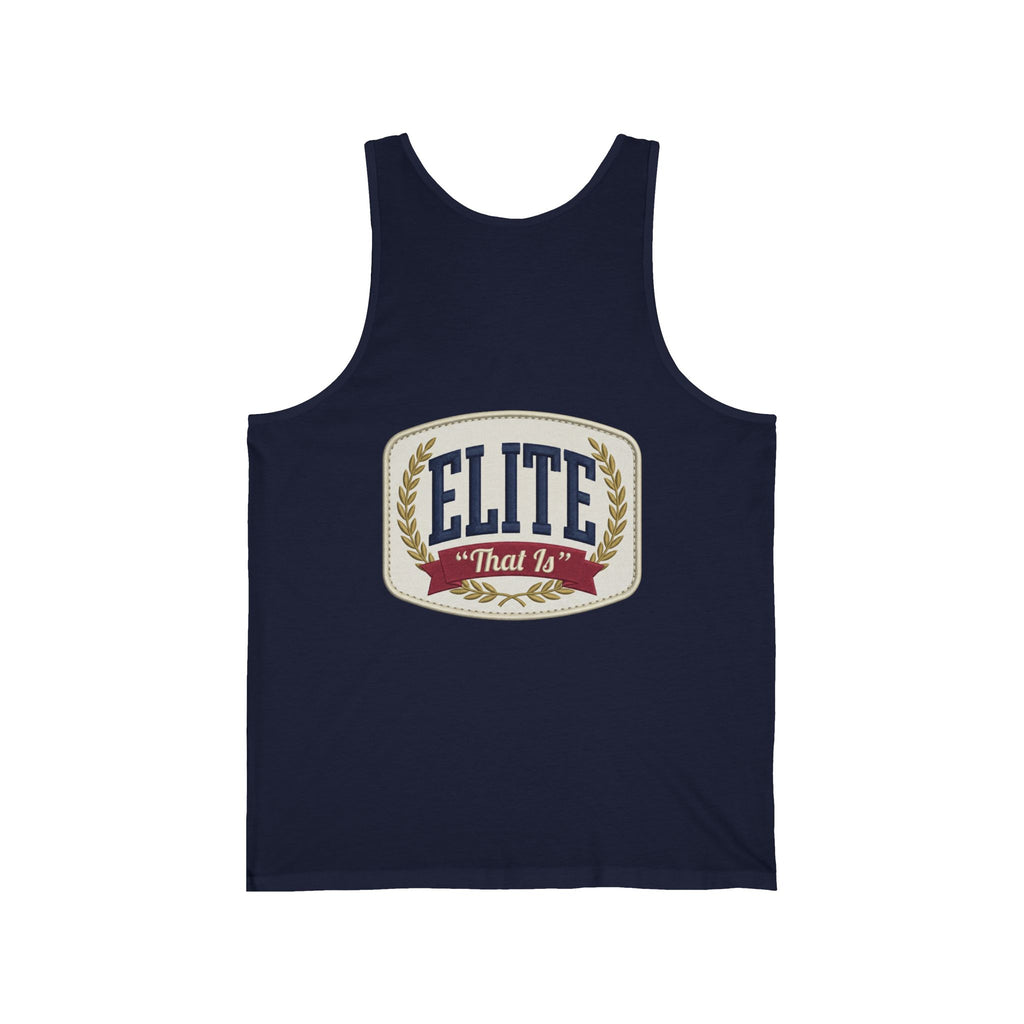 Elite "Built Different" Tank Top — Retro Athletic Graphic Muscle Tank