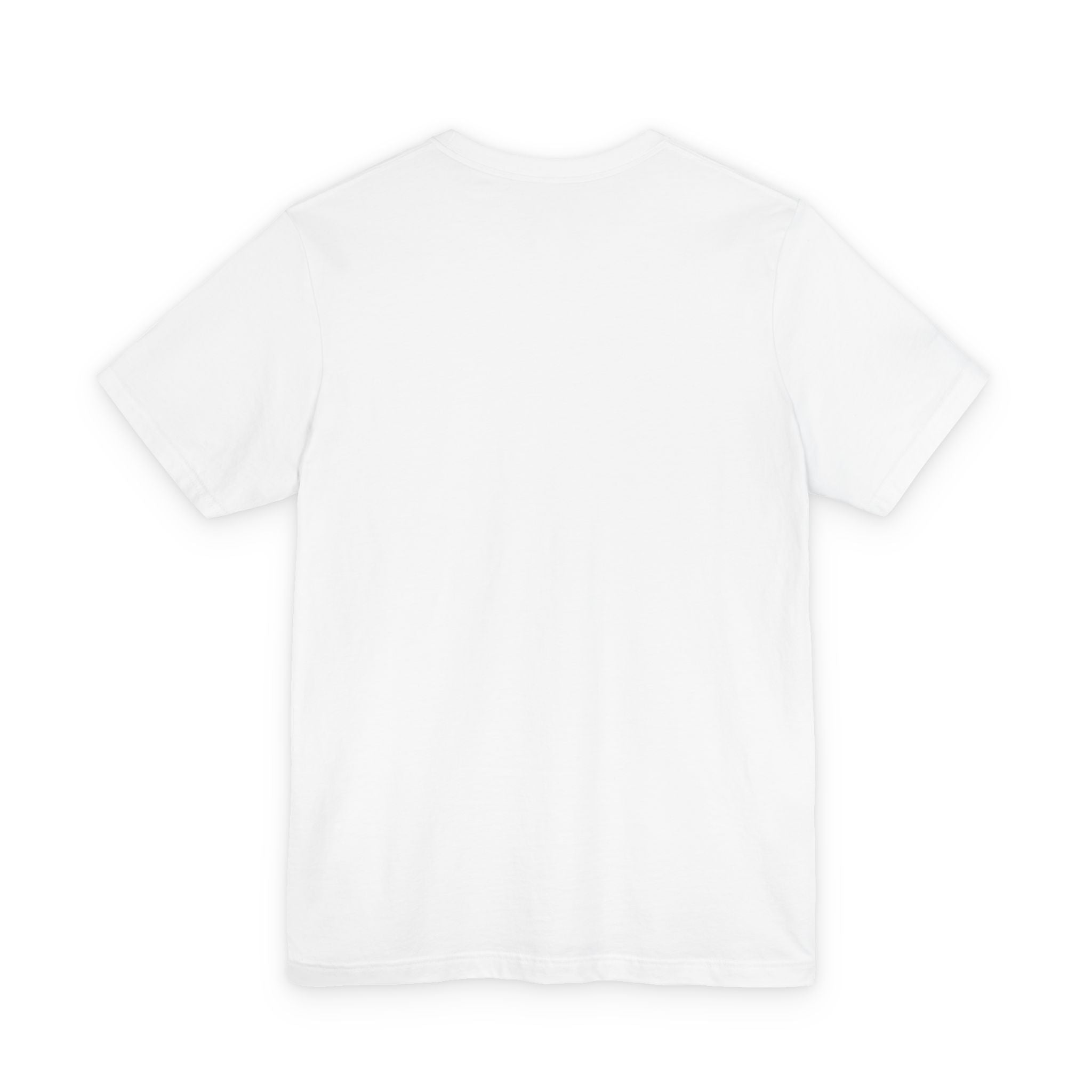 T-Shirt — Minimal Tiny Rose Chest Graphic, Casual Everyday Tee