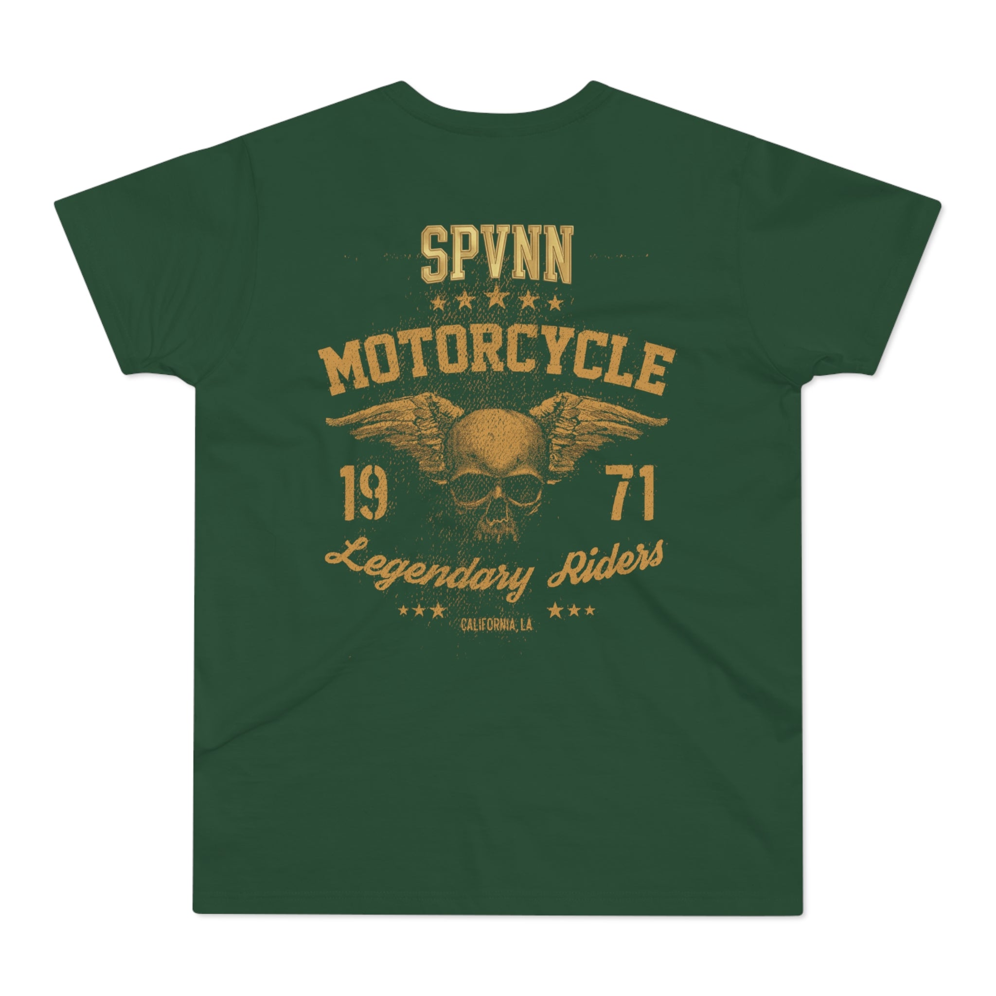 Motorcycle Skull T-Shirt — Vintage Biker Graphic Tee