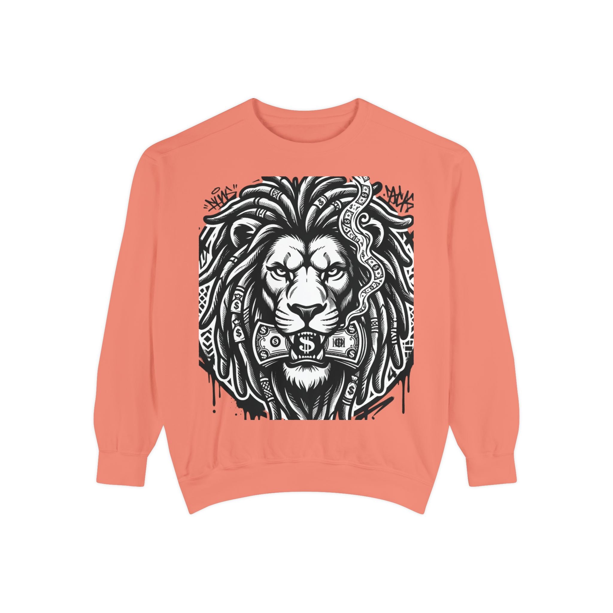 SPVNN Graffiti Lion Crewneck — Built Different Sweatshirt