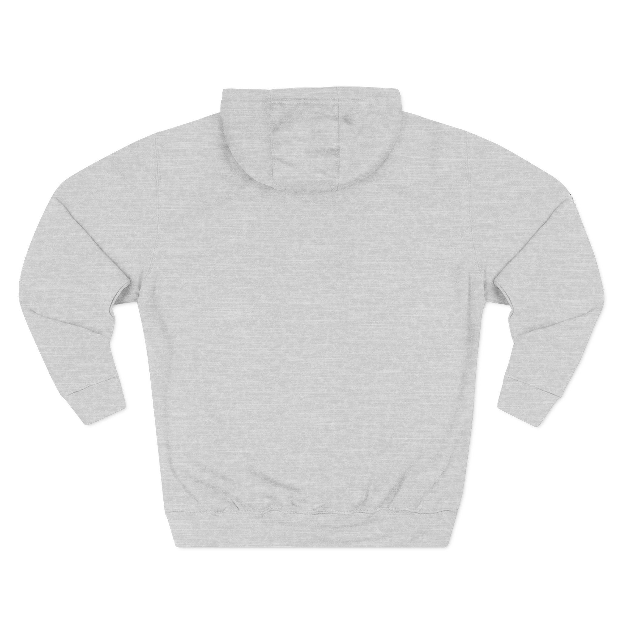 Shark Mini Graphic Hoodie — Tiny Blue Shark Chest Design