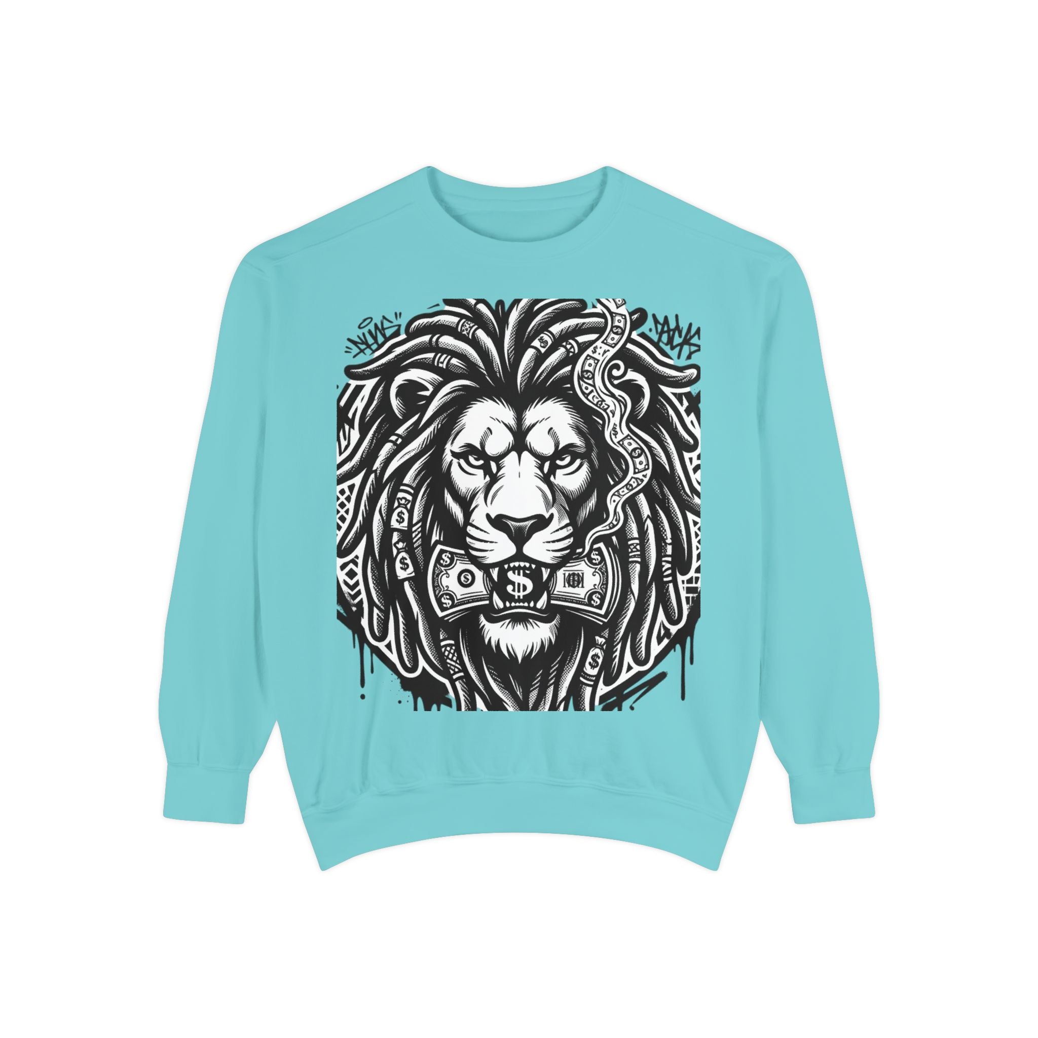 SPVNN Graffiti Lion Crewneck — Built Different Sweatshirt