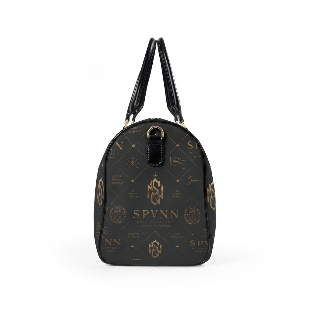 Faux Leather Travel Bag