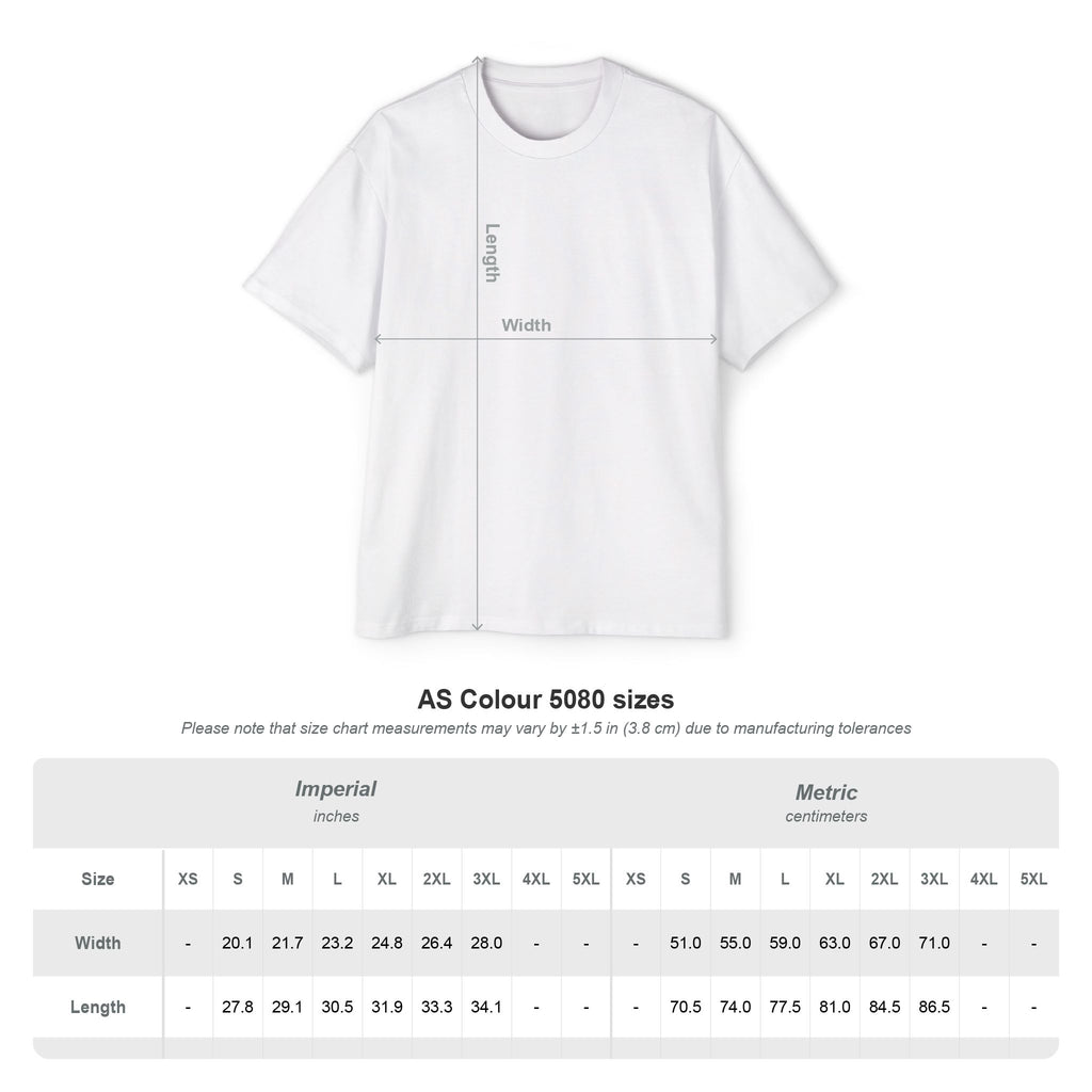 Oversized Tee — "Built Different, We Don't" Motivational Mens Shirt