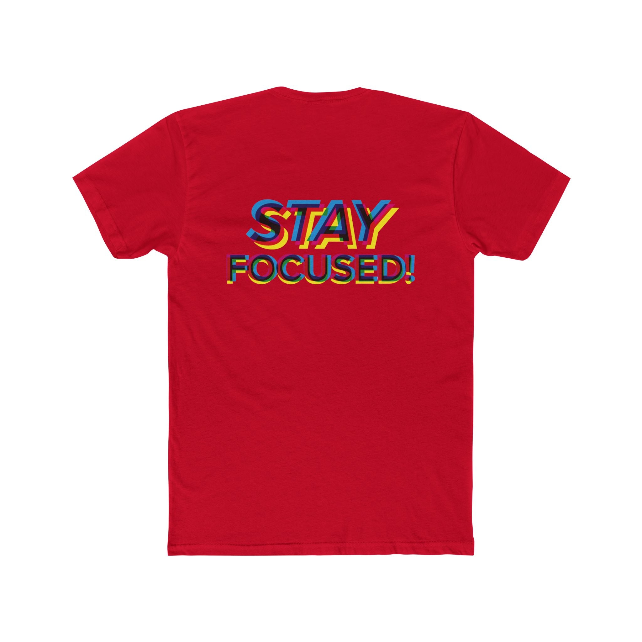 Stay Focused Tee — Retro Graphic Portrait Shirt