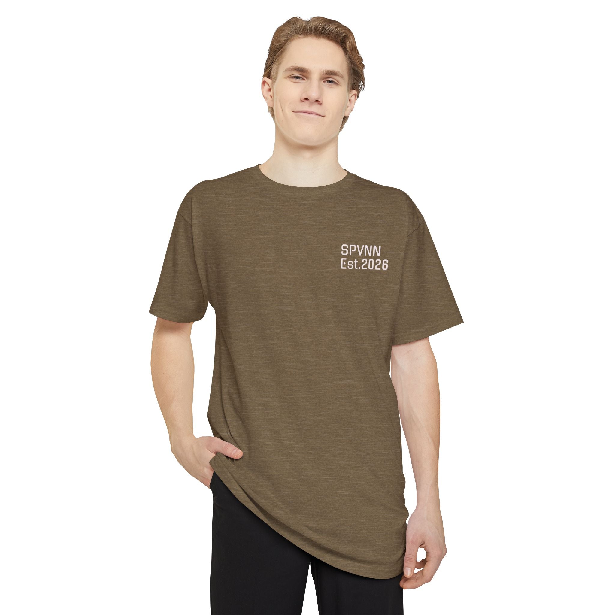 SPVNN Long Body Tee — Built Different Urban Graphic T-Shirt