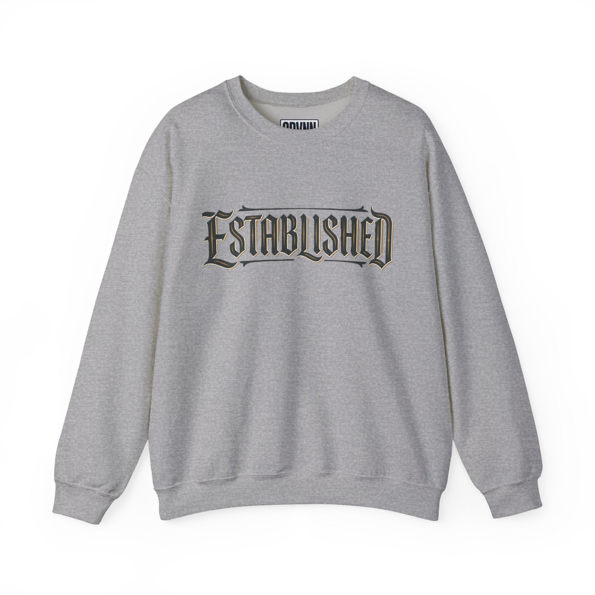 SPVNN Established Gothic Crewneck Sweatshirt – Vintage Metal Band Style – Men's S–4XL