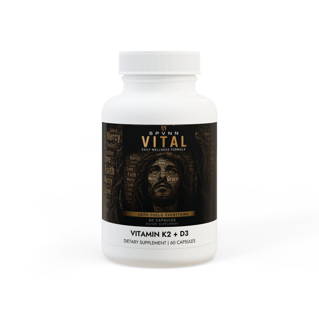 Vitamin K2 + D3 Supplement (60 Capsules)