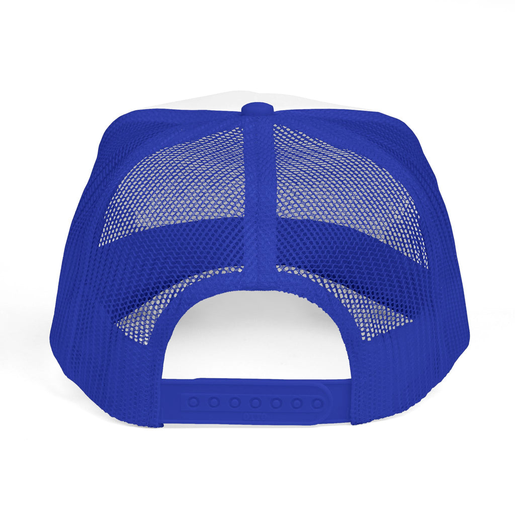 Embroidered 'SN' Monogram Trucker Cap — Classic Mesh Baseball Hat