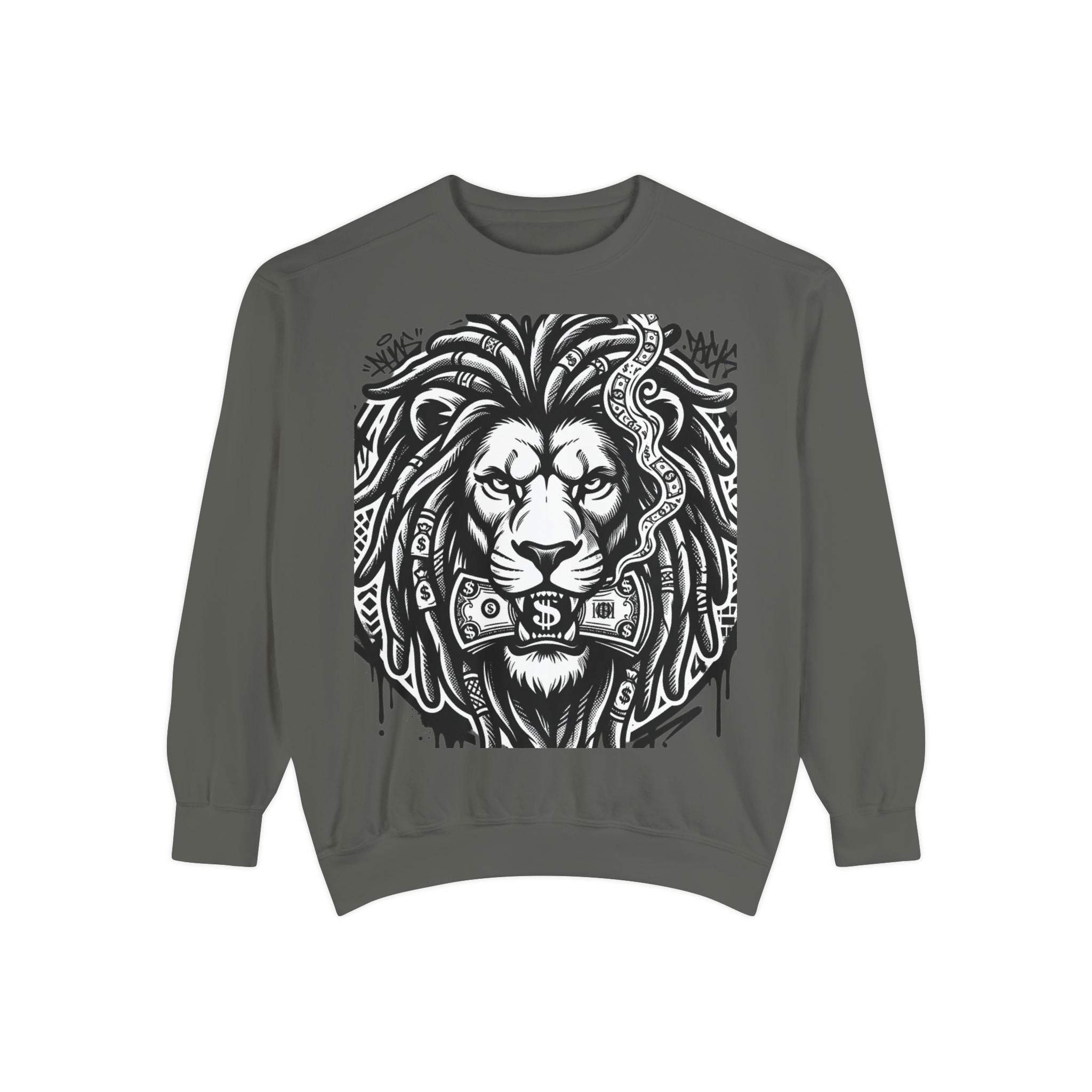 SPVNN Graffiti Lion Crewneck — Built Different Sweatshirt