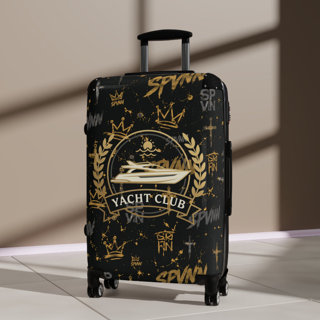 Yacht Club Carry-On Suitcase – Luxury Nautical Travel Luggage