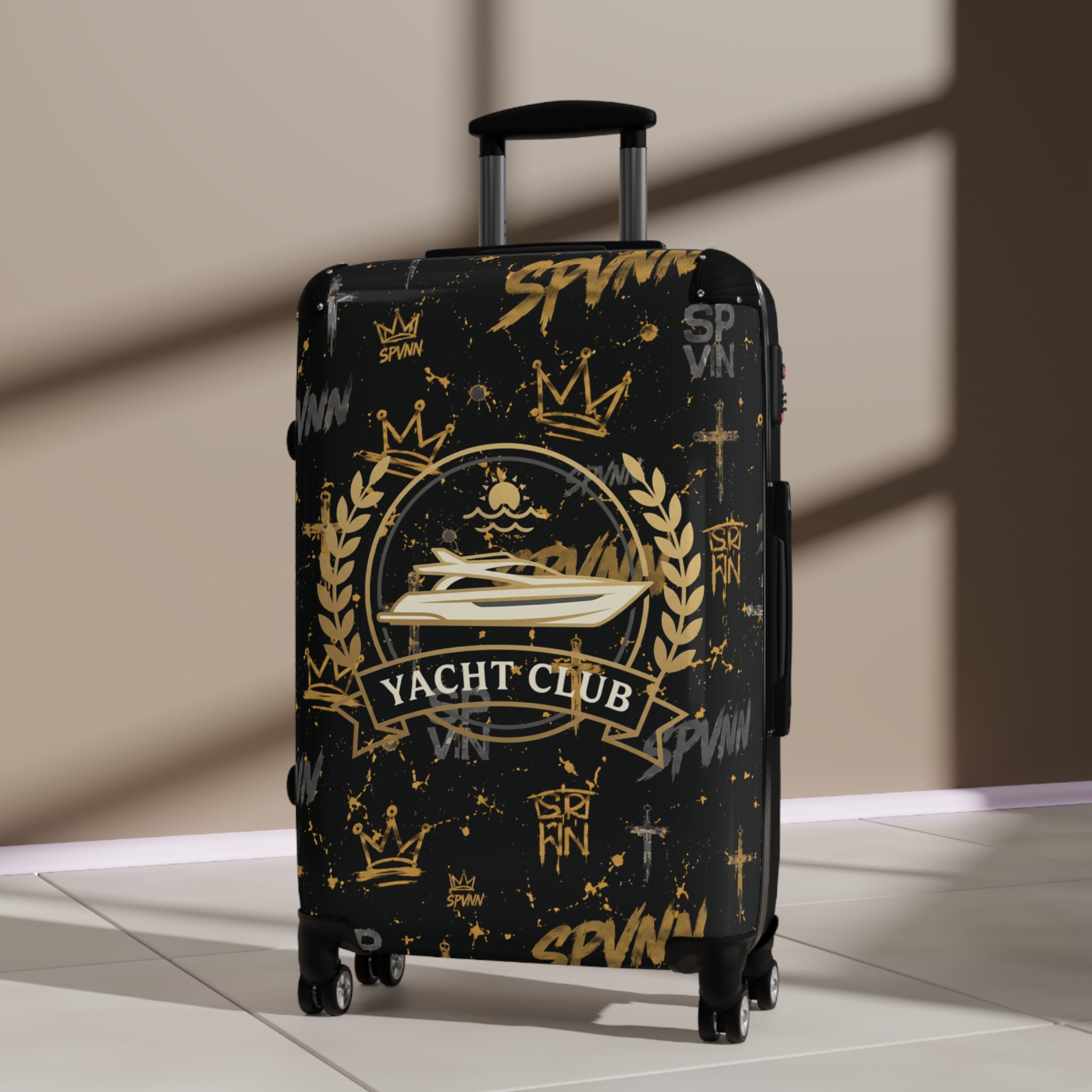 Yacht Club Carry-On Suitcase – Luxury Nautical Travel Luggage