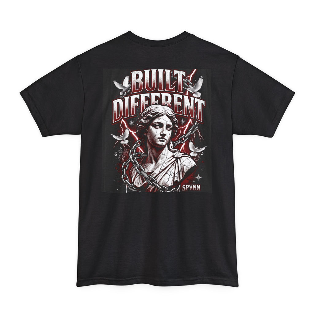 SPVNN Built Different Statue Graphic Tee — Vintage Gothic Streetwear