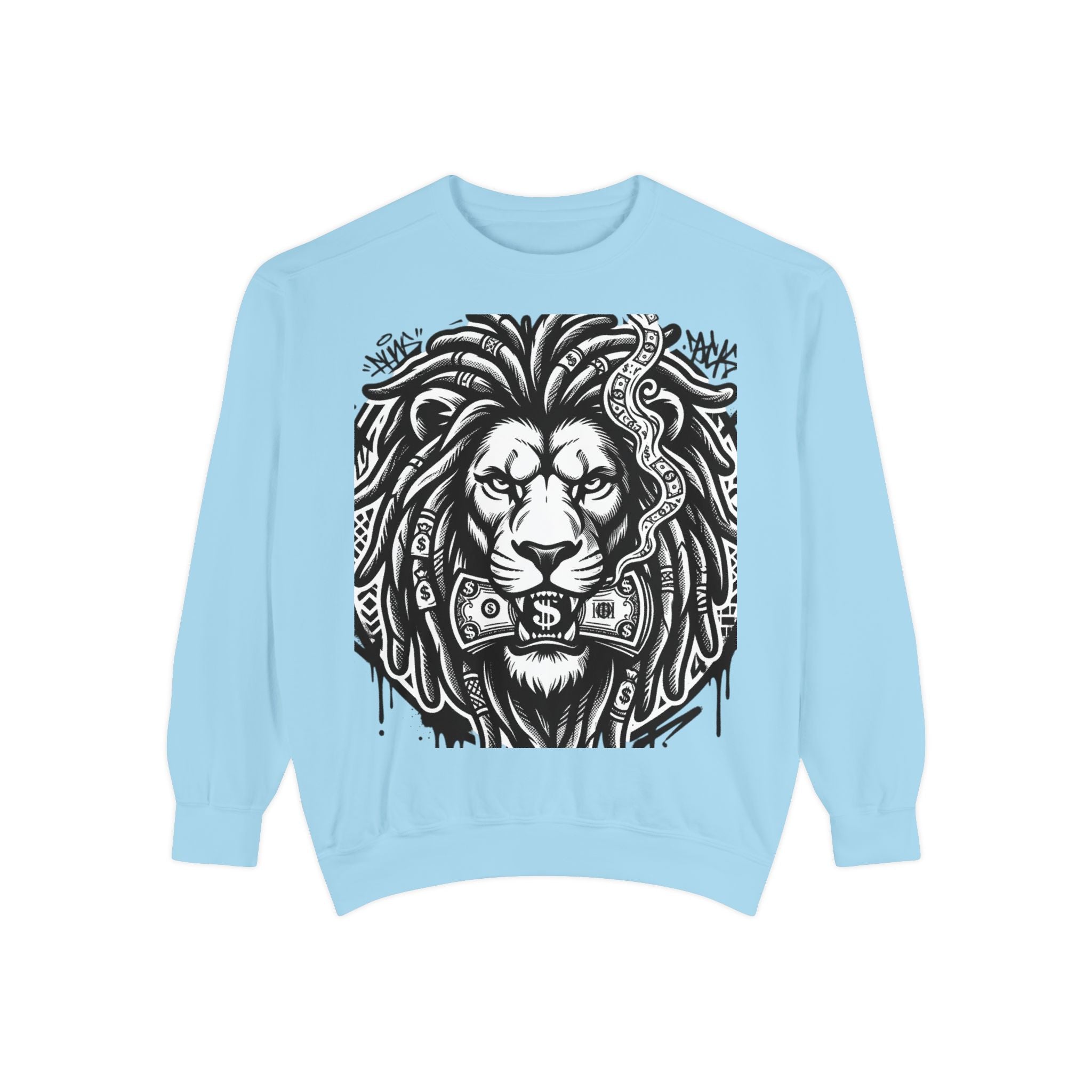 SPVNN Graffiti Lion Crewneck — Built Different Sweatshirt