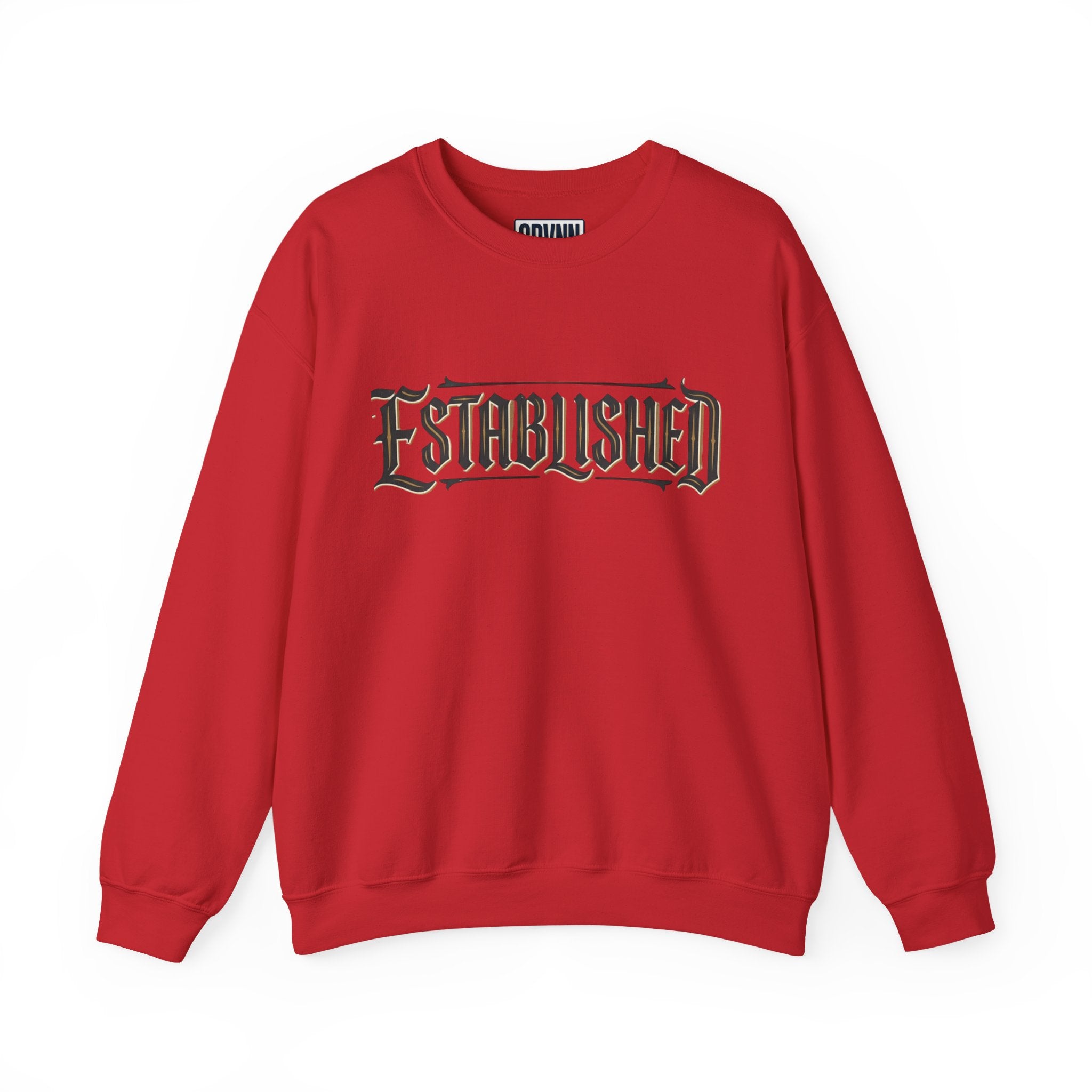 SPVNN Established Gothic Crewneck Sweatshirt – Vintage Metal Band Style – Men's S–4XL
