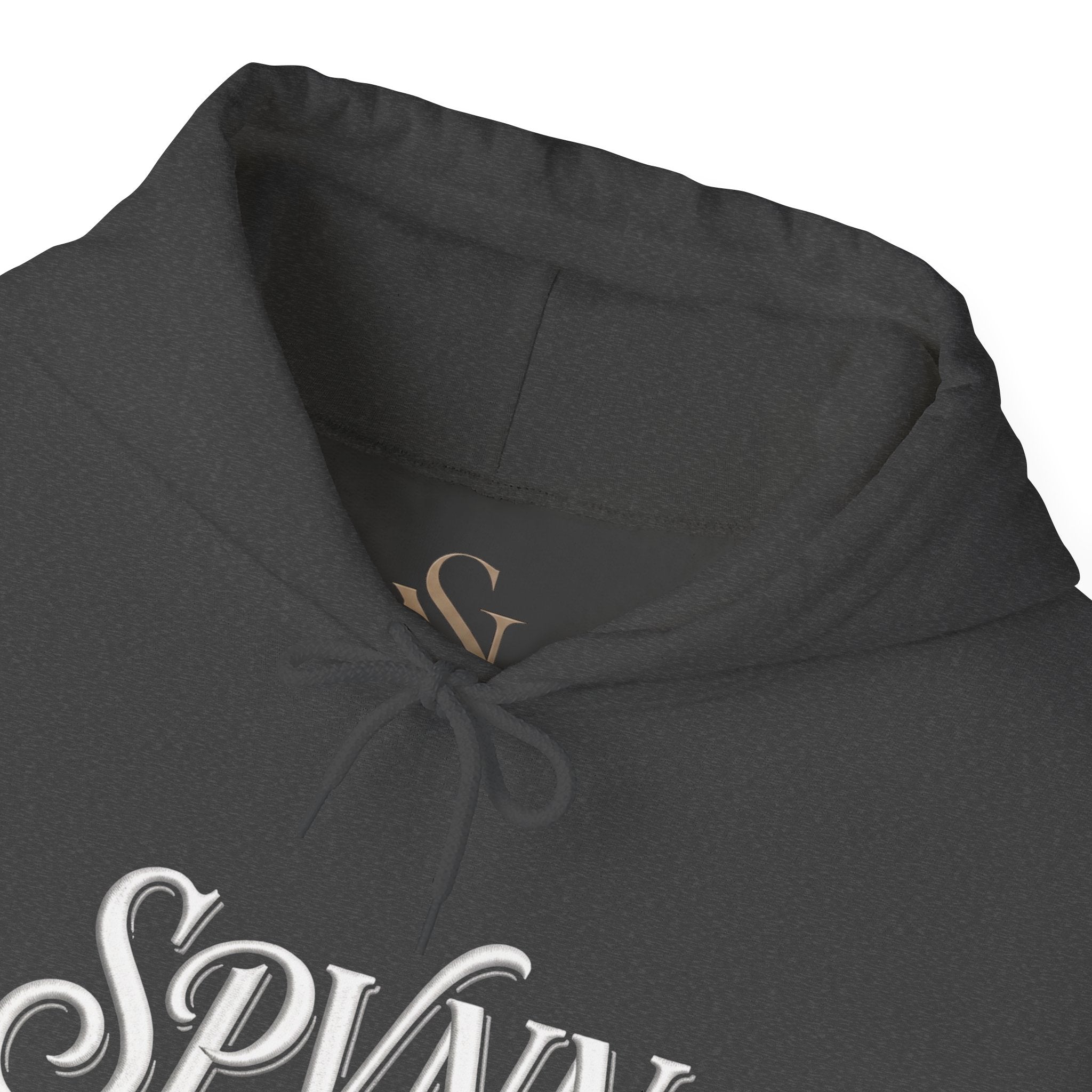 Presence in Motion Hoodie - Minimal Monogram Pullover