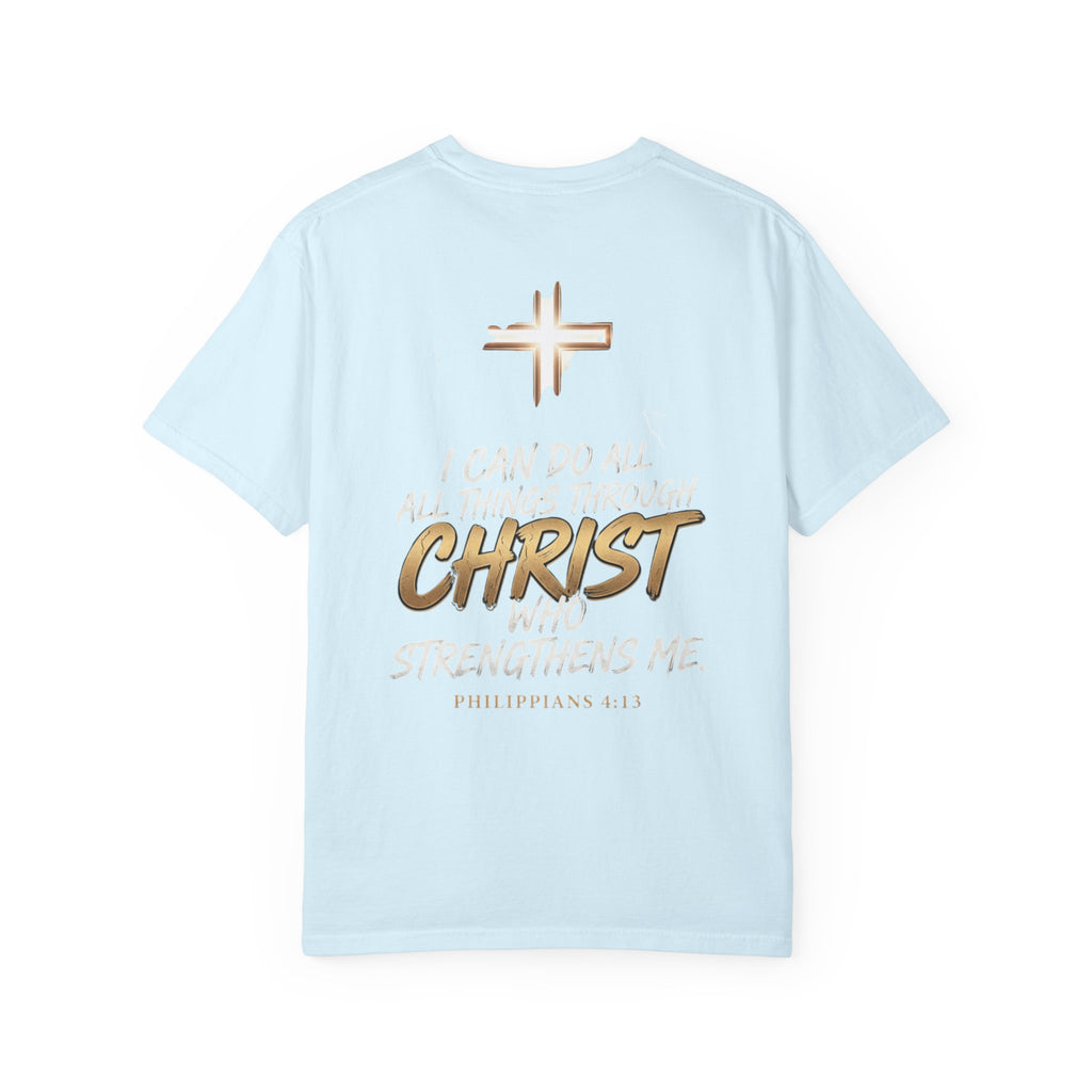 Christian 'Overcome' Graphic T-Shirt — Philippians Faith Tee