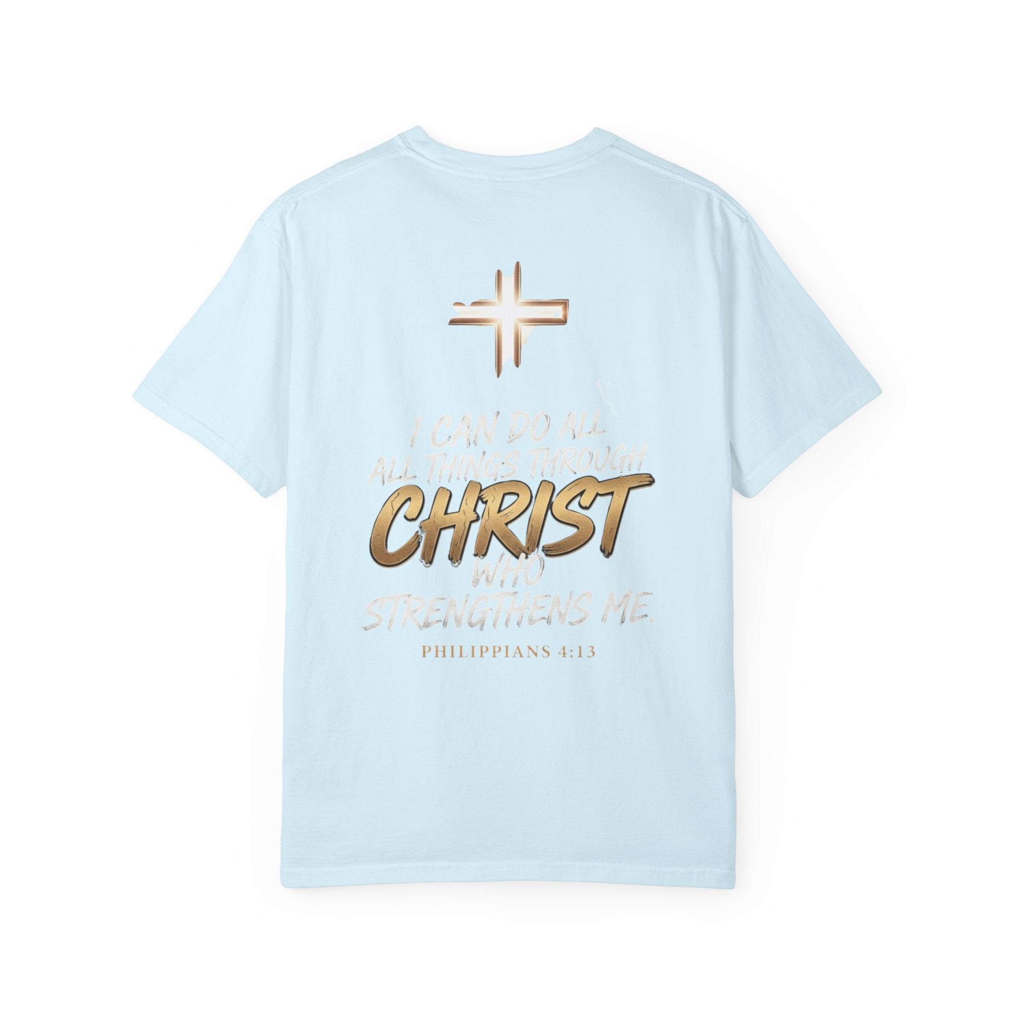 Christian 'Overcome' Graphic T-Shirt — Philippians Faith Tee