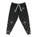 Black Checkered Athletic Sweatpants