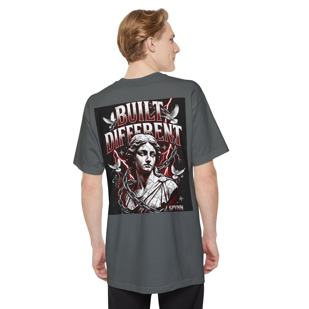 SPVNN Built Different Statue Graphic Tee — Vintage Gothic Streetwear