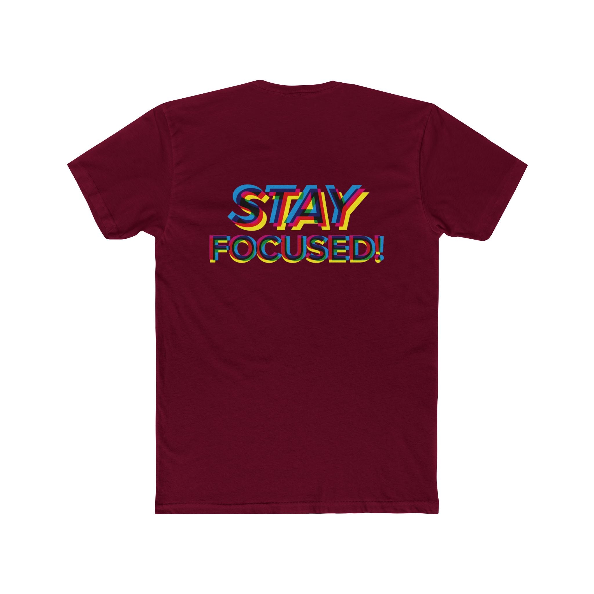 Stay Focused Tee — Retro Graphic Portrait Shirt