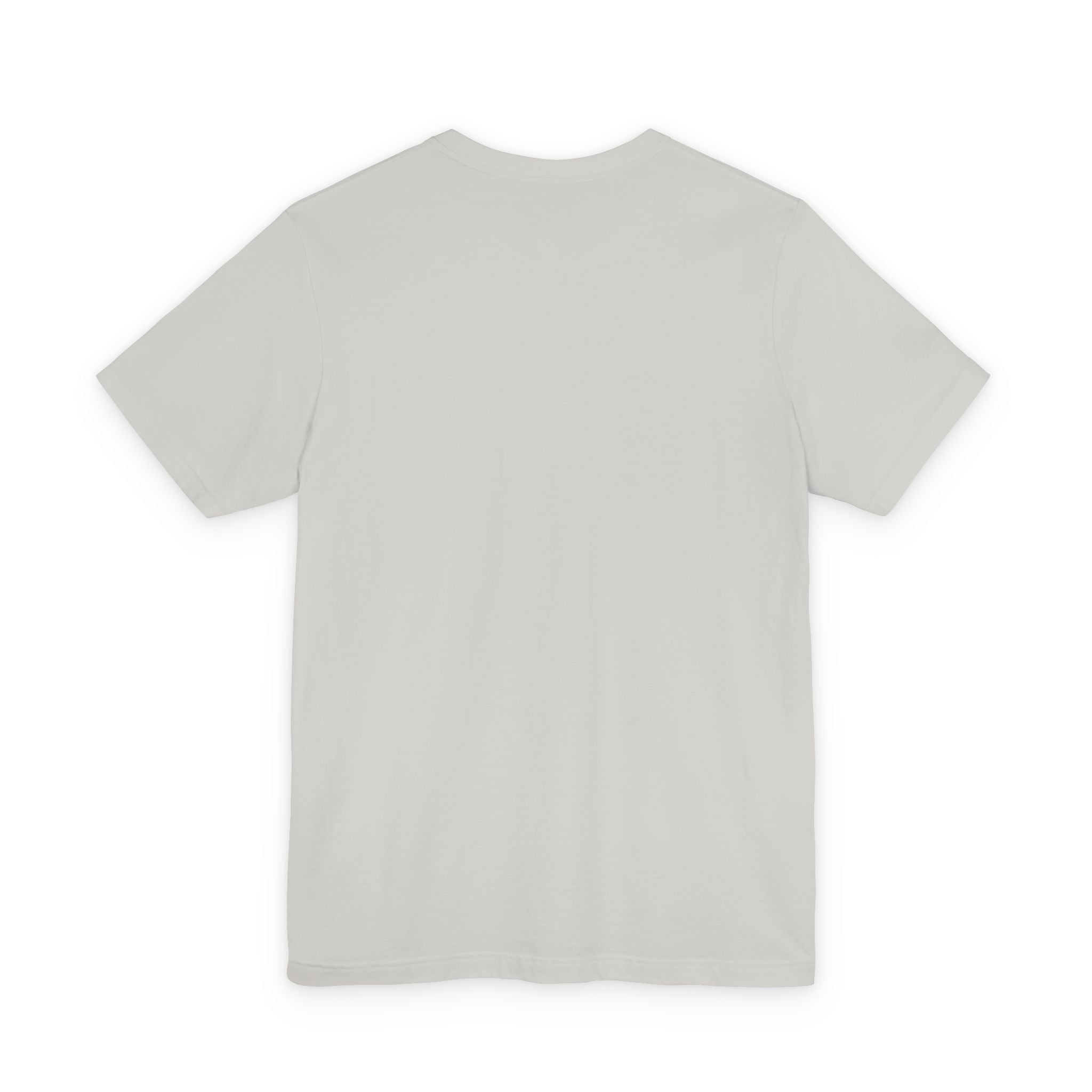 T-Shirt — Minimal Tiny Rose Chest Graphic, Casual Everyday Tee
