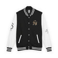SPVNN Red & White Varsity Letterman Jacket – Embroidered Patch Logo