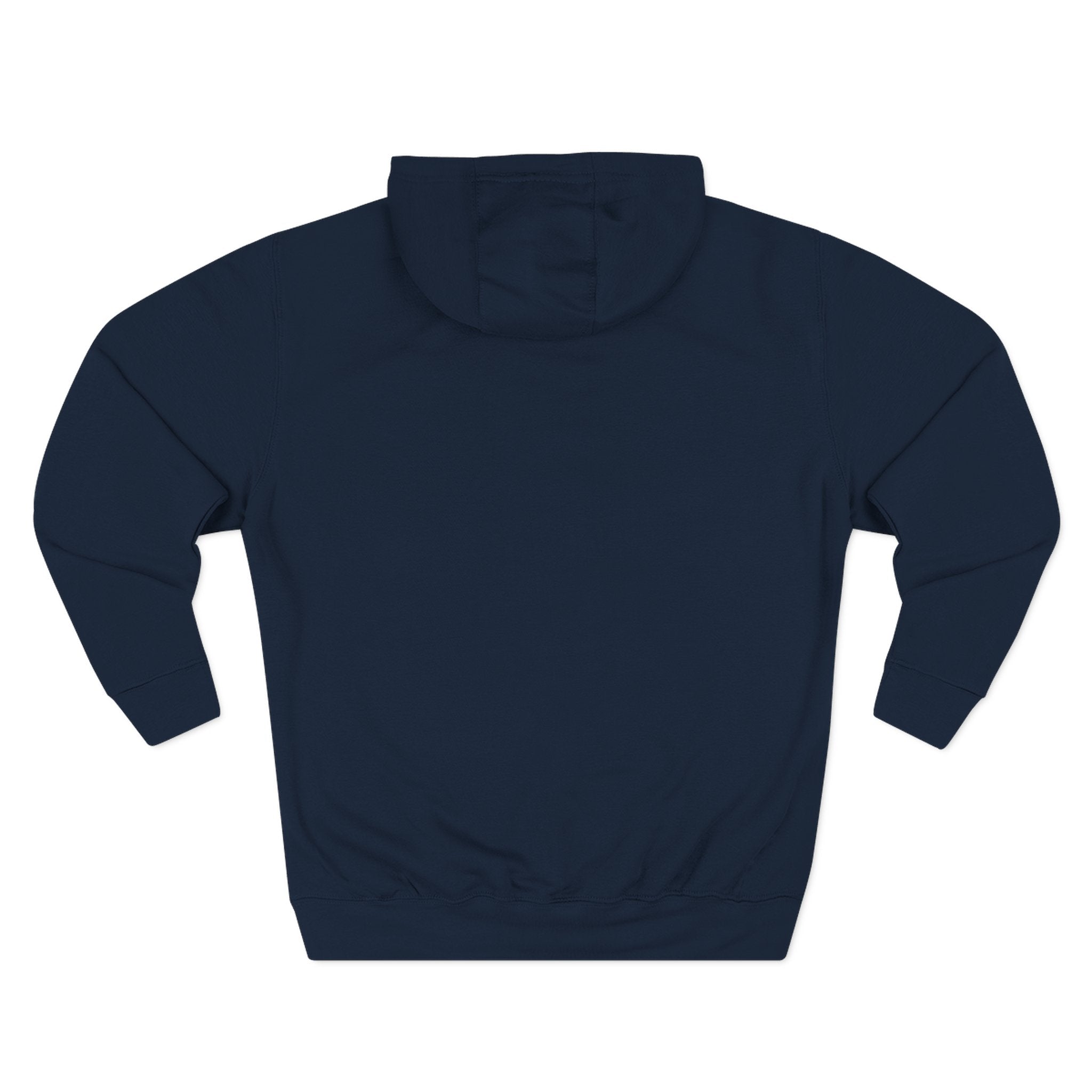 Shark Mini Graphic Hoodie — Tiny Blue Shark Chest Design