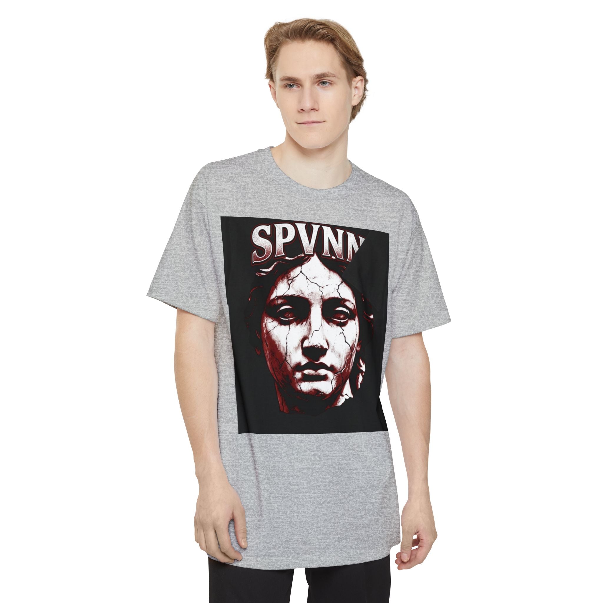 SPVNN Built Different Statue Graphic Tee — Vintage Gothic Streetwear