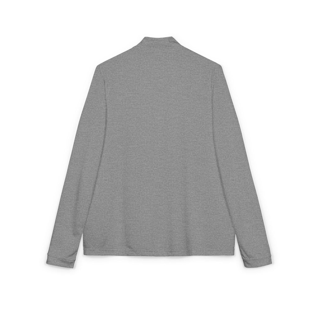 Embroidered Quarter-Zip Pullover — White adidas Performance Top