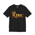 King Graphic Tee — Gold Crown Shirt for Men & Fathers