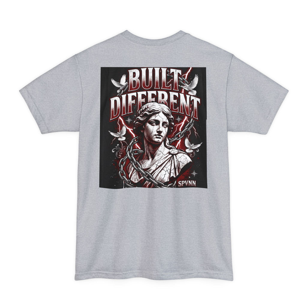 SPVNN Built Different Statue Graphic Tee — Vintage Gothic Streetwear