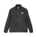 Embroidered Fleece Jacket — 'LOVE' Chest & Back Embroidery, Cozy Outdoor Layer
