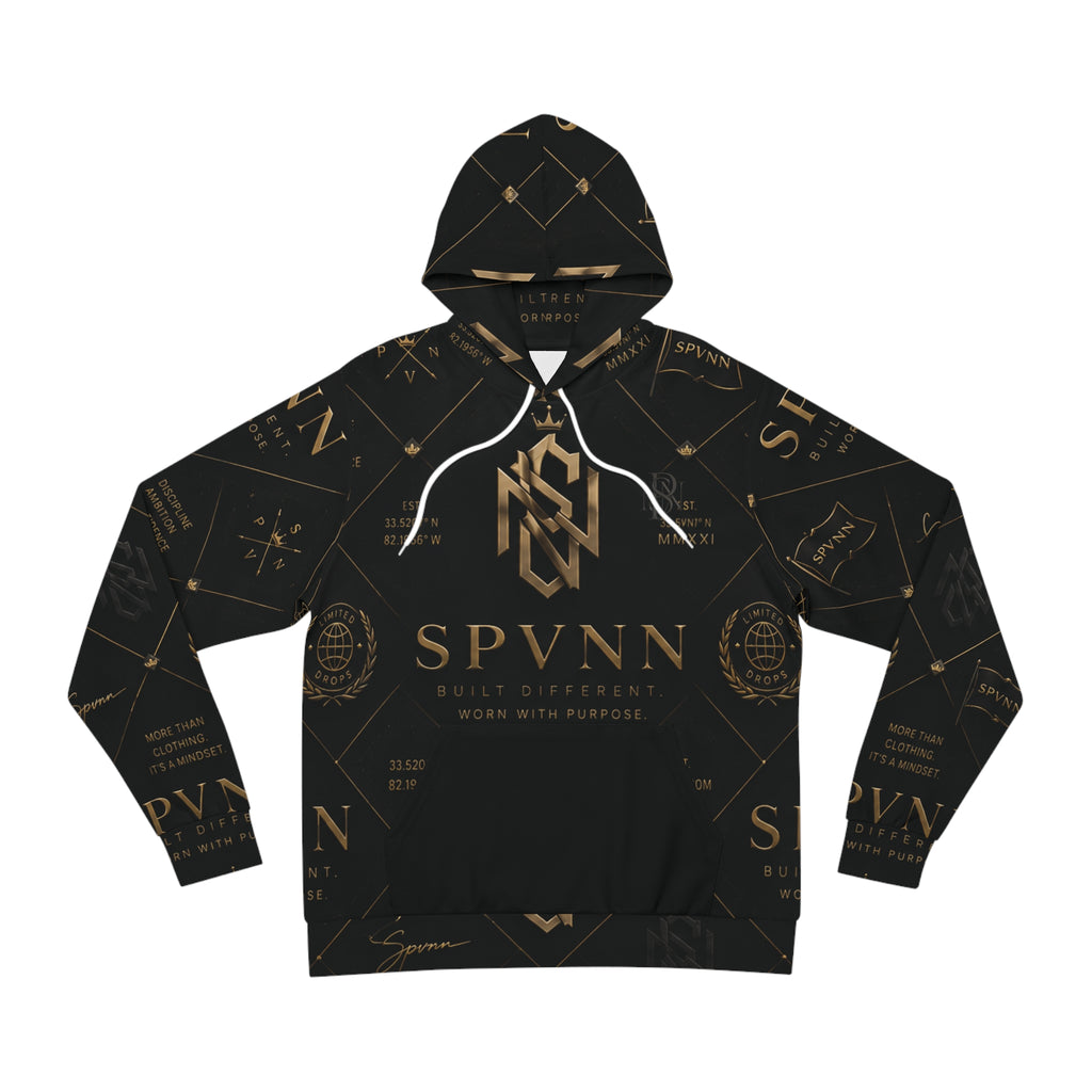 Luxury Logo Hoodie — SPVNN Monogram All-Over Print Fashion Hoodie