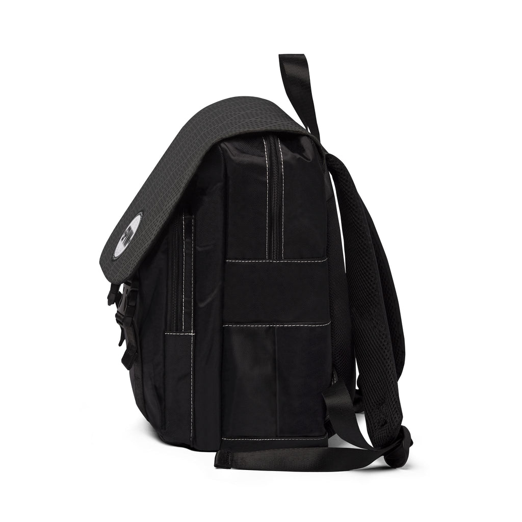 Casual Shoulder Backpack — SPVNN Logo Quilted Flap Daypack