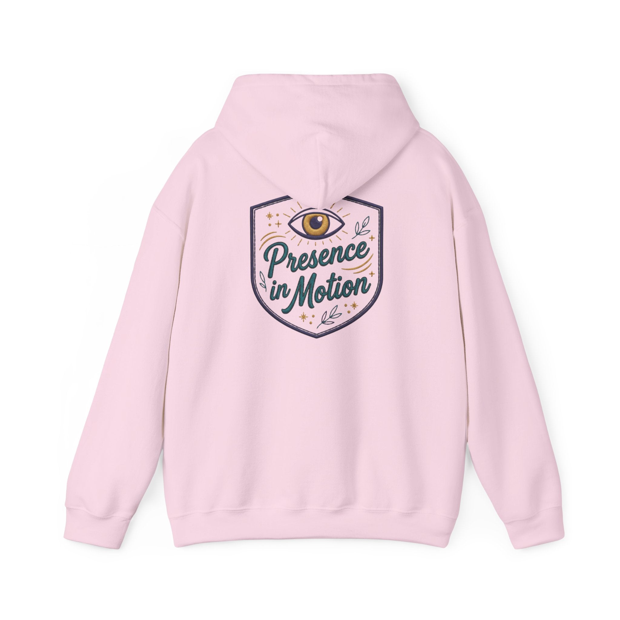 Presence in Motion Hoodie - Minimal Monogram Pullover