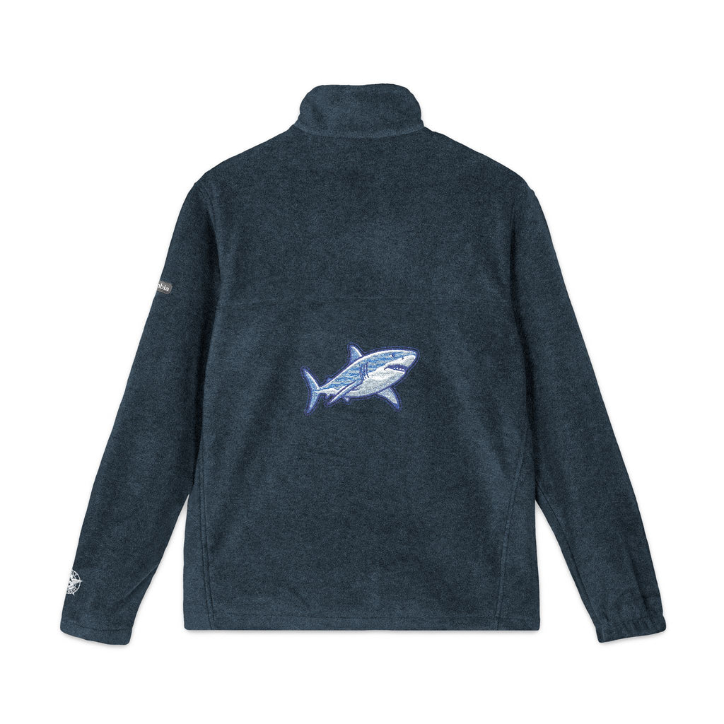 Embroidered Shark Fleece Jacket