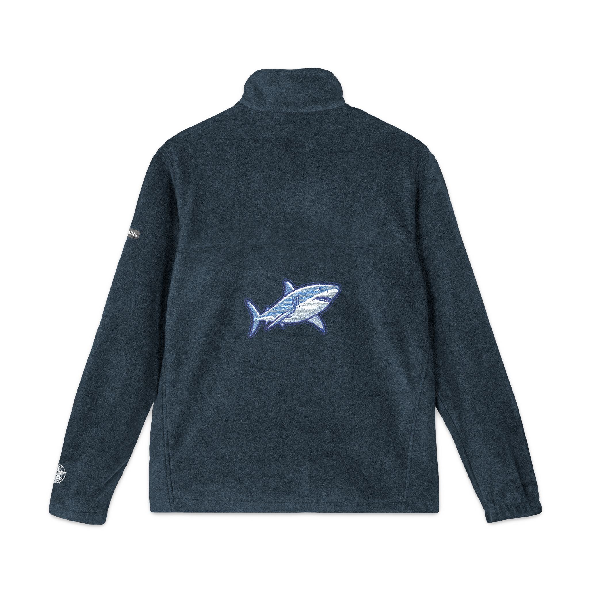 Embroidered Shark Fleece Jacket