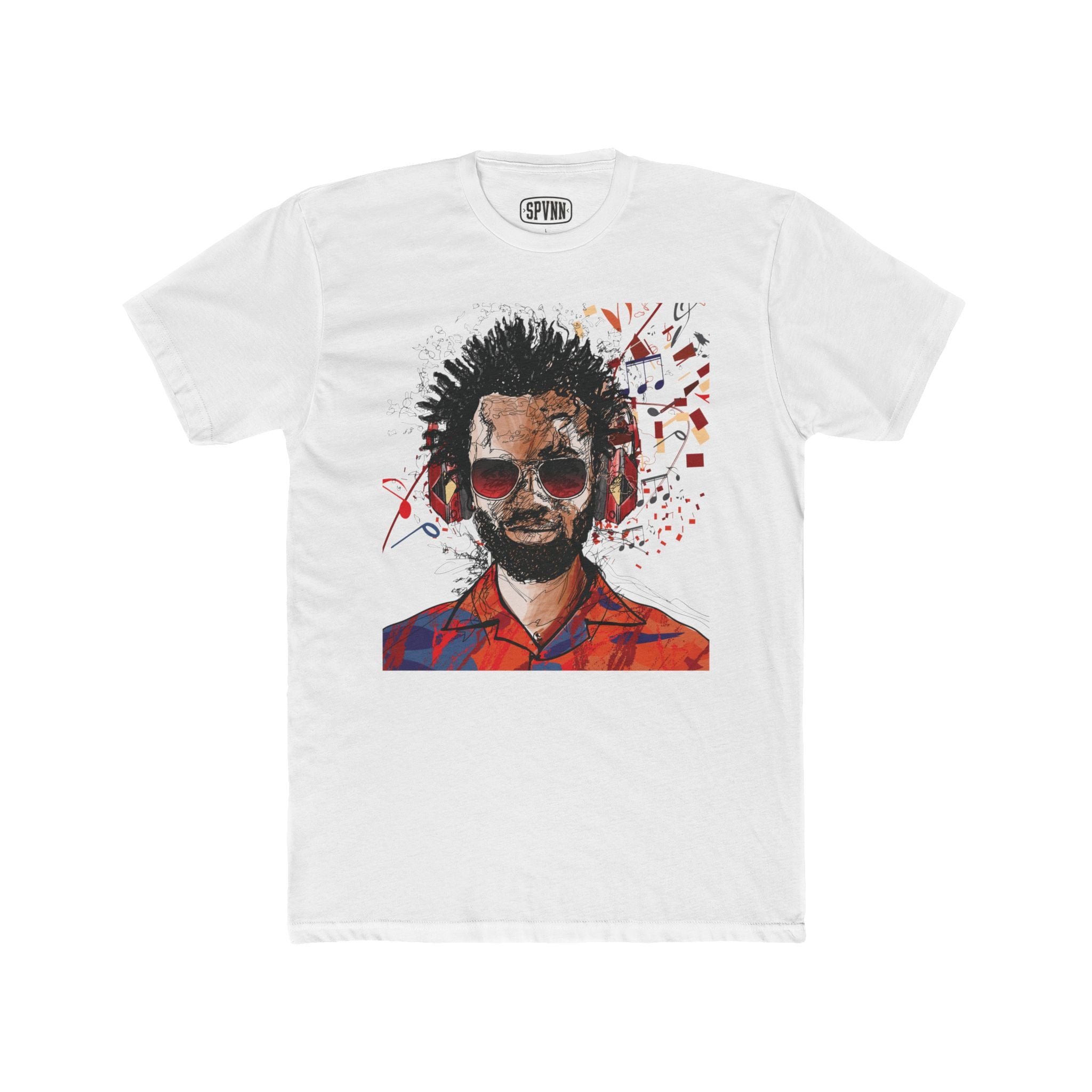 Stay Focused Tee — Retro Graphic Portrait Shirt